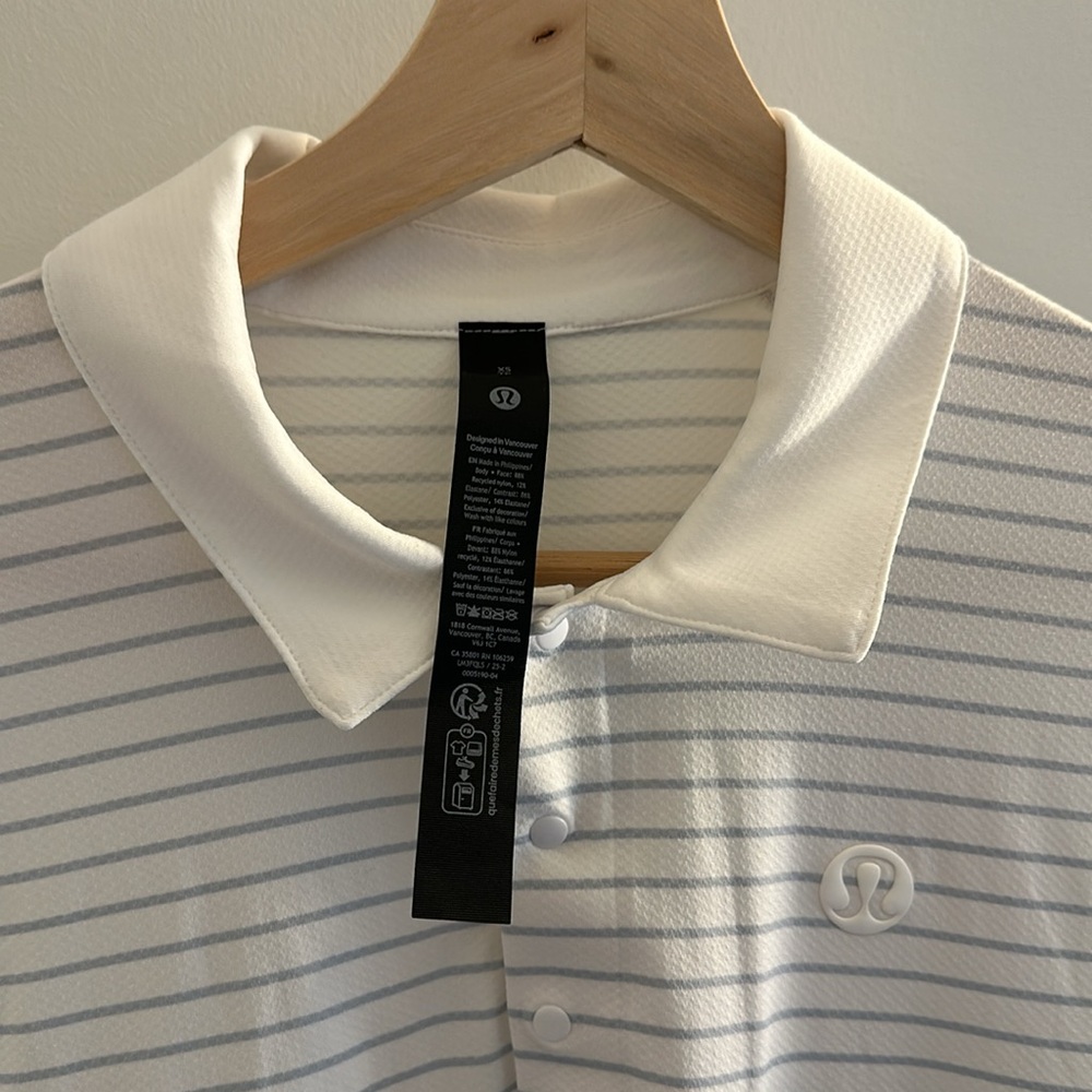Lululemon Athletica Logo Sport Polo. NWT